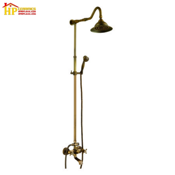 SEN CÂY TẮM ĐỨNG ĐỒNG THAU CỔ ĐIỂN S1101