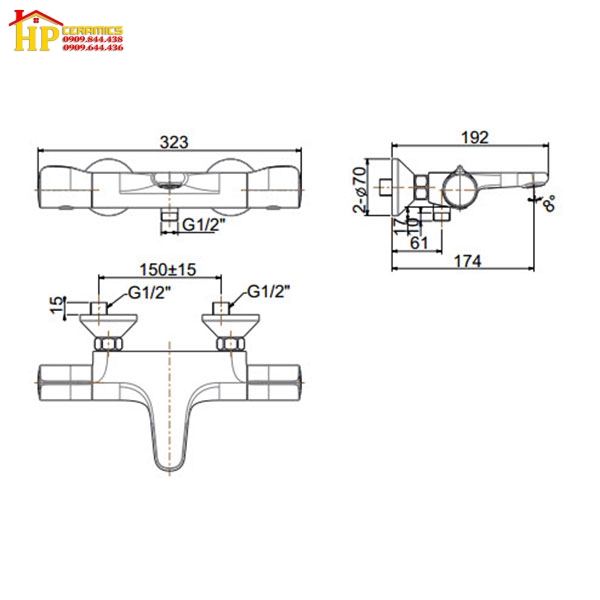 SEN TẮM NÓNG LẠNH AMERICAN STANDARD WF-4949 CHÍNH HÃNG