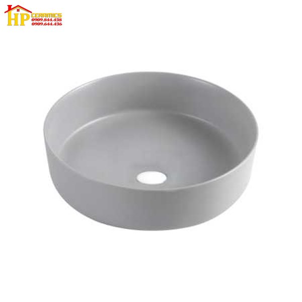 CHẬU LAVABO SỨ MÀU XÁM SU05