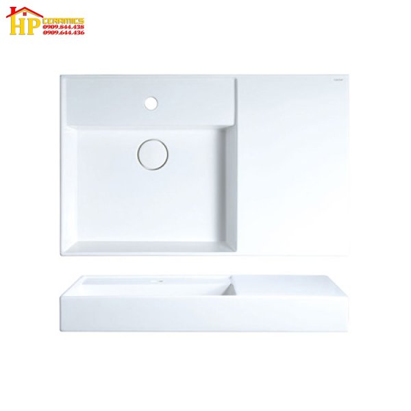 CHẬU LAVABO ĐẶT BÀN CAESAR LF5382  CHÍNH HÃNG