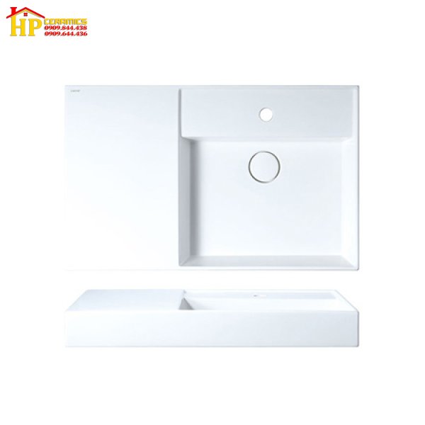 CHẬU LAVABO ĐẶT BÀN CAESAR  LF5384 CHÍNH HÃNG