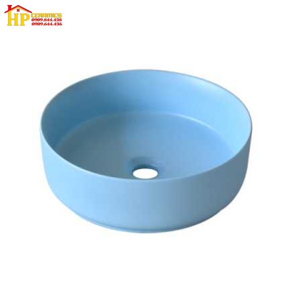 CHẬU LAVABO SỨ MÀU XANH BIỂN SU06