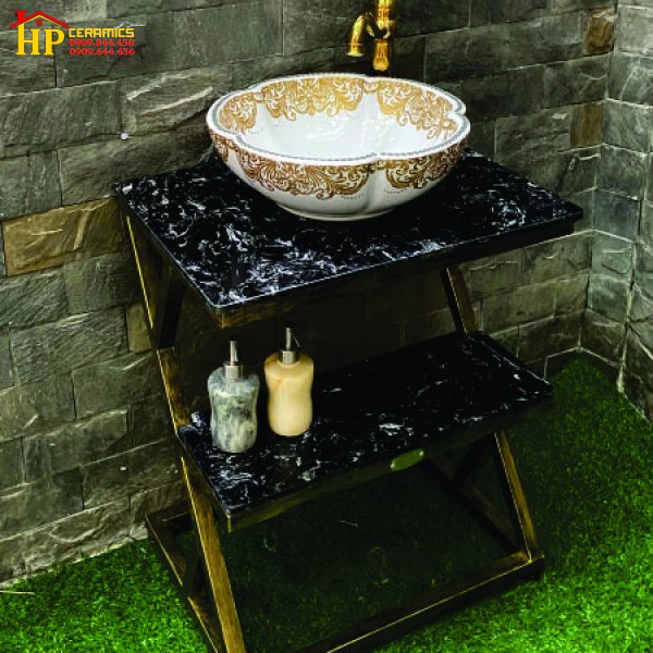 CHÂN ĐẶT LAVABO BẰNG SẮT MỸ NGHỆ KS-05