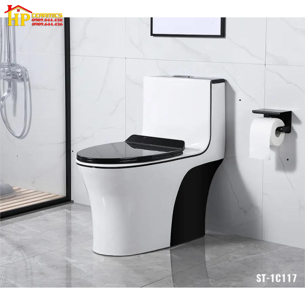 BÀN CẦU KHỐI TRẮNG ĐEN 117 CAO CẤP GIÁ RẺ