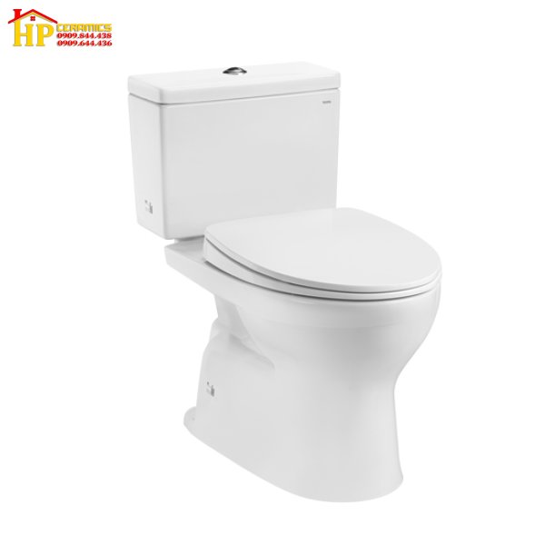 BÀN CẦU HAI KHỐI TOTO CS302DT10W NẮP ÊM TC395VS CHÍNH HÃNG 