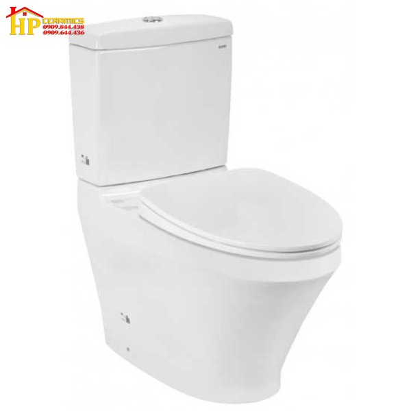 BÀN CẦU HAI KHỐI TOTO CS948DT10 NẮP ÊM TC395VS CHÍNH HÃNG