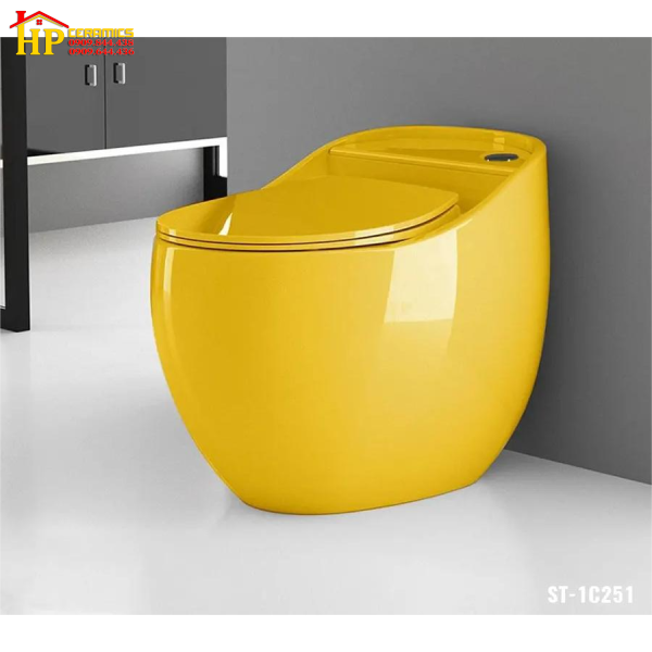 BÀN CẦU KHỐI QUẢ TRỨNG MÀU VÀNG ST-1C251 CAO CẤP GIÁ RẺ