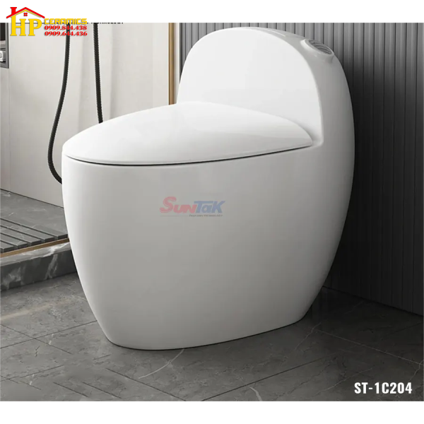 BÀN CẦU KHỐI QUẢ TRỨNG TRẮNG 204 CAO CẤP GIÁ RẺ