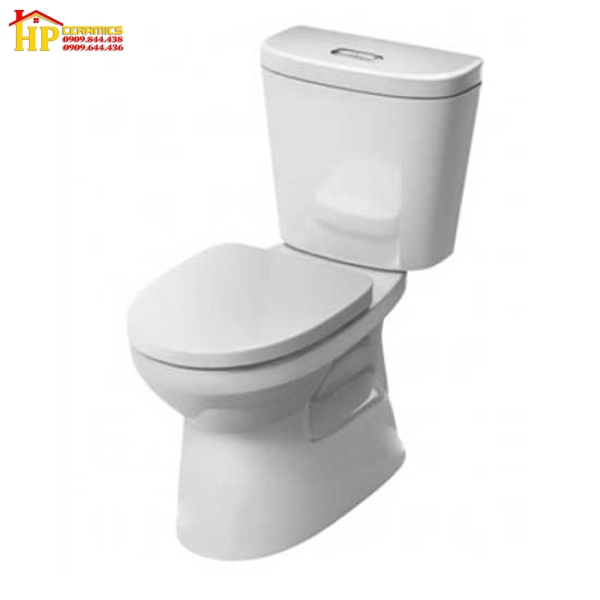BÀN CẦU 2 KHỐI INAX 2 NHẤN C306VN CHÍNH HÃNG