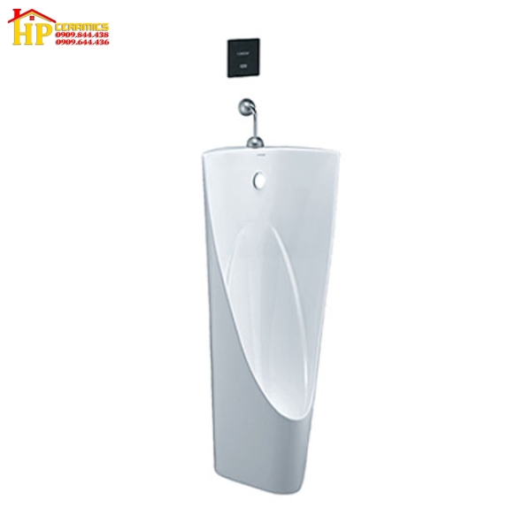 BỒN TIỂU KÈM VAN XÃ CẢM ỨNG CAESAR U0235+A654 CHÍNH HÃNG