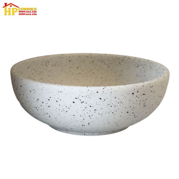 CHẬU LAVABO SỨ ĐÁ MÀI NGHỆ THUẬTCĐ07