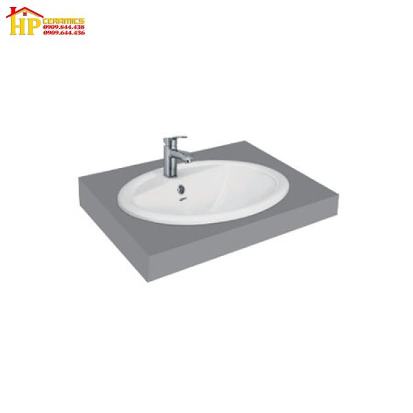 CHẬU LAVABO ÂM BÀN VIGLACERA CD1 CHÍNH HÃNG