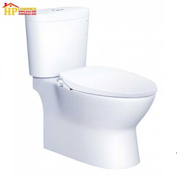 BÀN CẦU HAI KHỐI NẮP CƠ CAESAR CD1320+TAF060 CHÍNH HÃNG