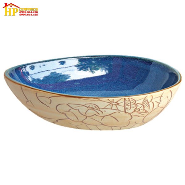 CHẬU LAVABO SỨ MỸ THUẬT CĐ38