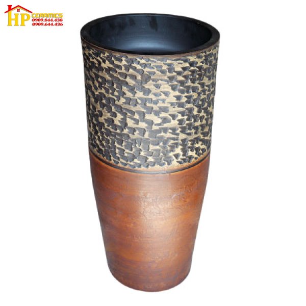 CHẬU LAVABO SỨ MỸ THUẬT TRỤ CĐC-09