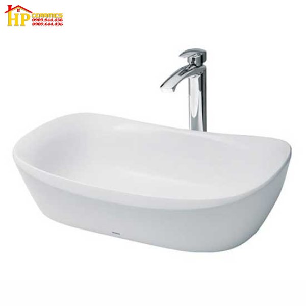 CHẬU LAVABO ĐẶT BÀN TOTO PJS07WE#GW CHÍNH HÃNG