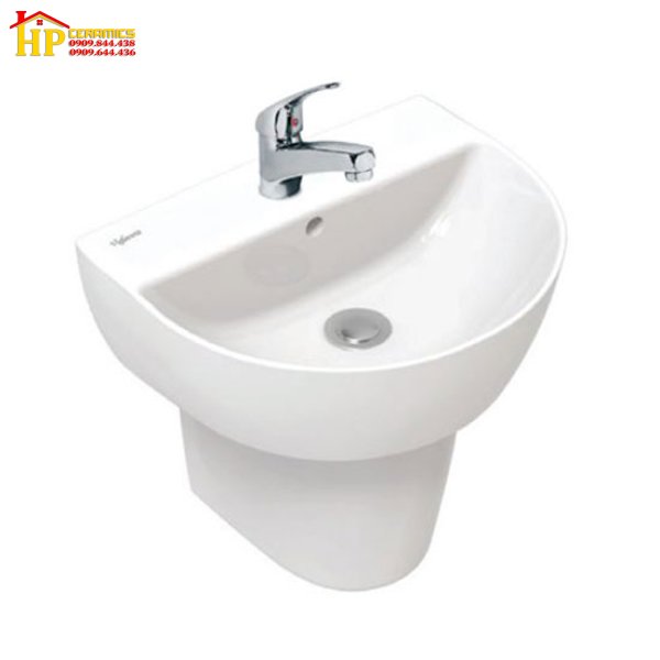 CHẬU LAVABO TREO TƯỜNG VIGLACERA  V37  CHÍNH HÃNG