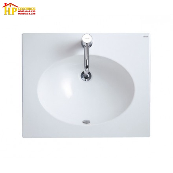 CHẬU LAVABO ĐẶT BÀN CAESAR LF5024 CHÍNH HÃNG