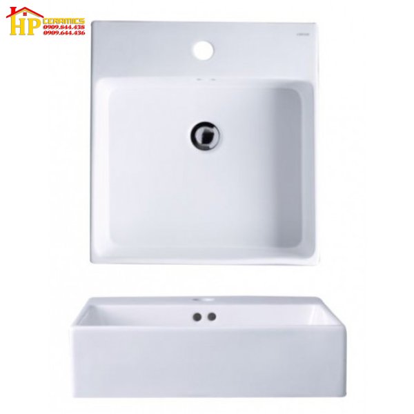 CHẬU LAVABO ĐẶT BÀN CAESAR LF5261 CHÍNH HÃNG