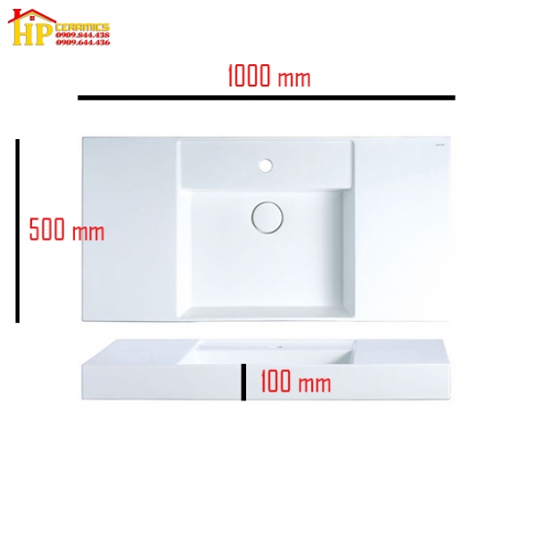 LAVABO ĐẶT BÀN CAESAR LF5386 CHÍNH HÃNG