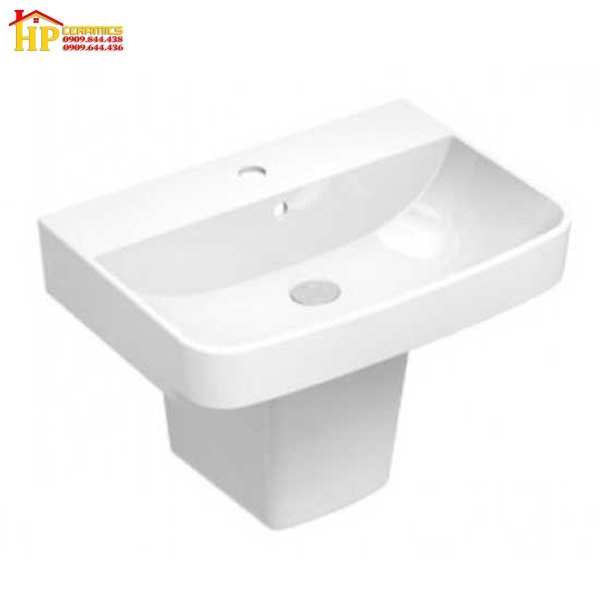 CHẬU LAVABO TREO TƯỜNG VIGLACERA V58 CHÍNH HÃNG
