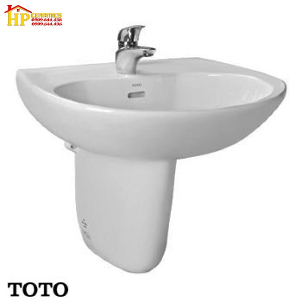 CHẬU LAVABO TREO TƯỜNG CHÂN TREO TOTO LHT239C CHÍNH HÃNG