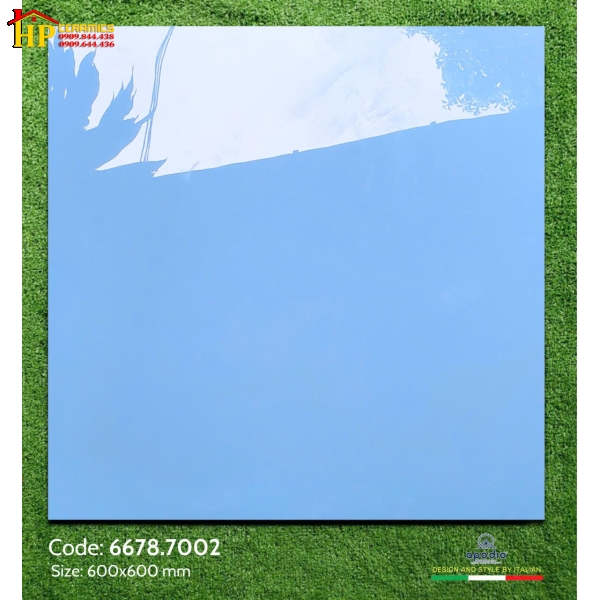 GẠCH LÁT NỀN 60X60 ĐÁ BÓNG KIẾNG XANH BIỂN 7002