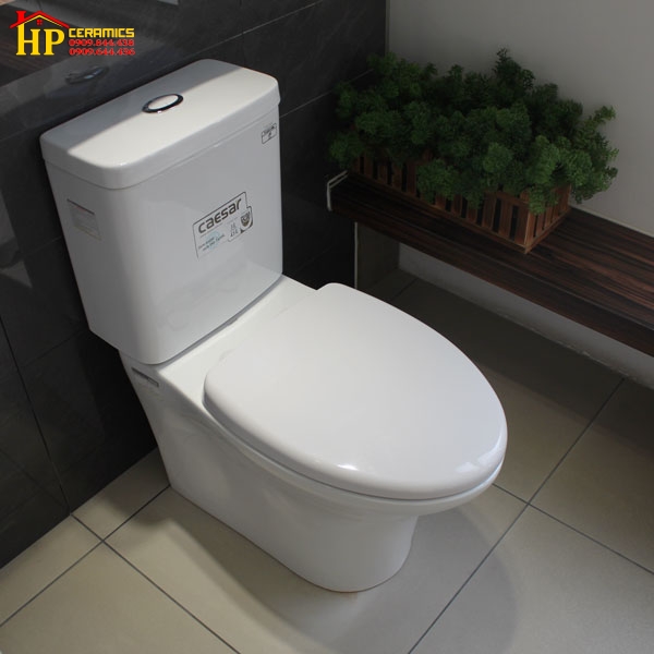 BÀN CẦU HAI KHỐI CAESAR  CD1341 CHÍNH HÃNG