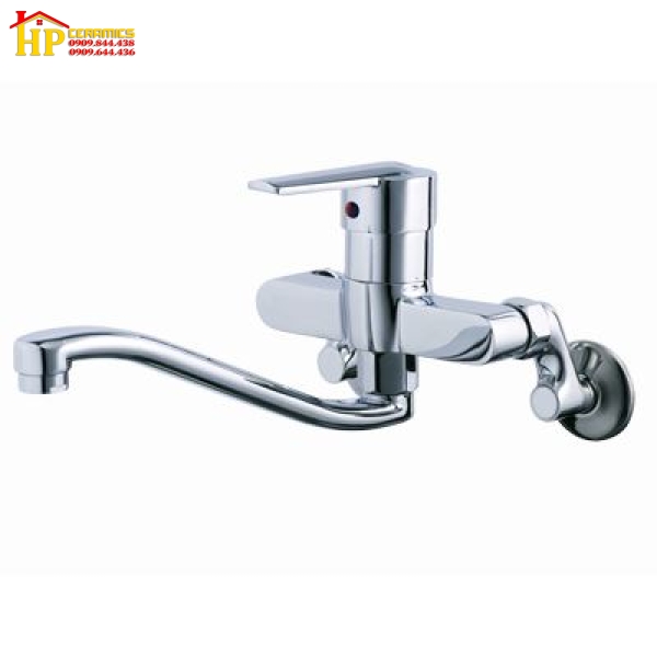 VÒI BẾP GẮN TƯỜNG NÓNG LẠNH CAESAR K376C CHÍNH HÃNG