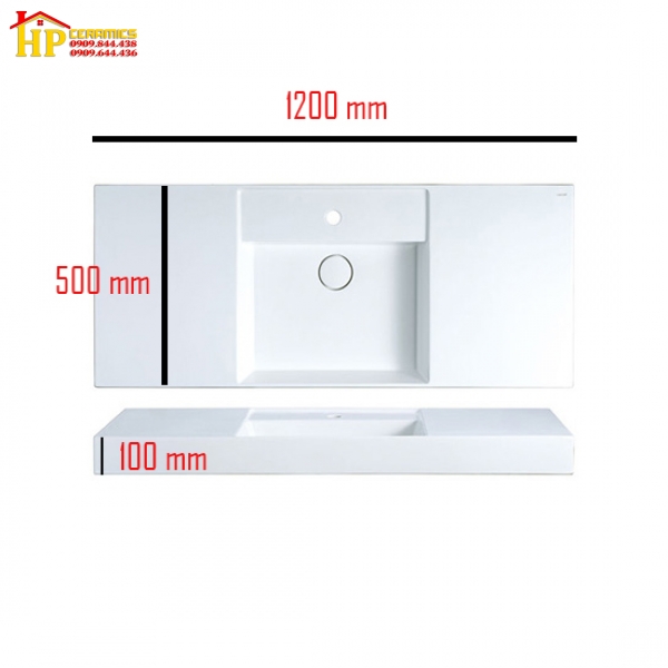 CHẬU ĐẶT BÀN CAESAR  LF5388 CHÍNH HÃNG