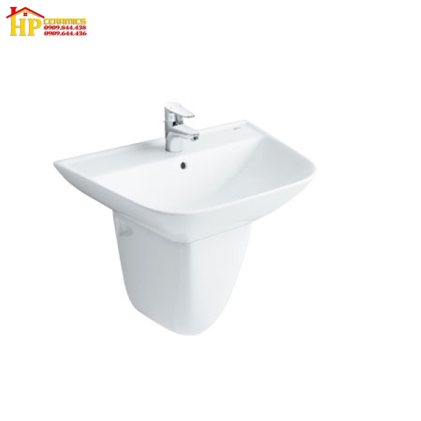 CHẬU LAVABO TREO TƯỜNG INAX L-297V CHÂN TREO CHÍNH HÃNG