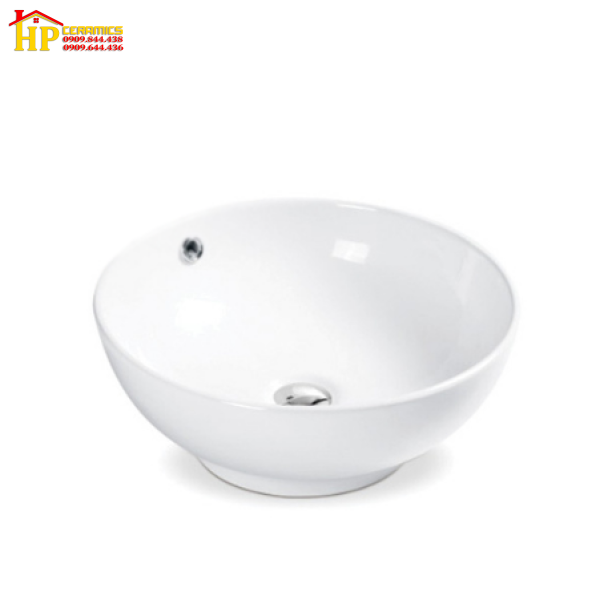 CHẬU LAVABO SỨ TRẮNG L6008