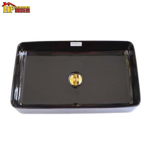 LAVABO SỨ ĐEN ĐỂ BÀN L6035