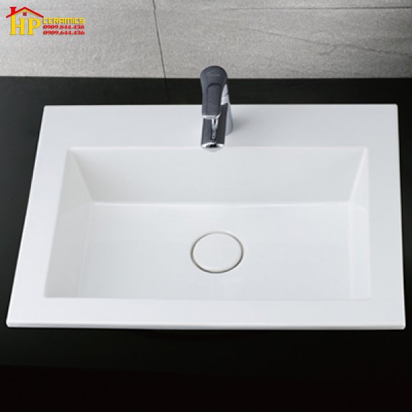 CHẬU LAVABO DƯƠNG BÀN CAESAR LF5017 CHÍNH HÃNG