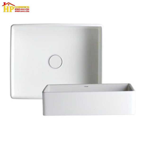 CHẬU LAVABO ĐẶT BÀN CAESAR LF5254 CHÍNH HÃNG