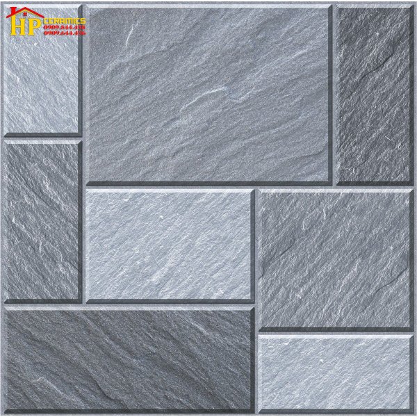 GẠCH LÁT SÂN VƯỜN 50X50 VÂN ĐÁ ĐẬM LỢT GHÉP 5528 CAO CẤP GIÁ RẺ