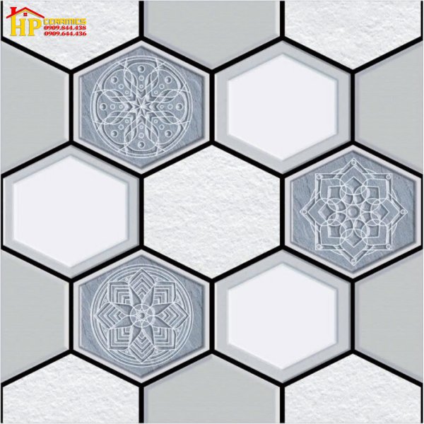 GẠCH LÁT NỀN TOLEL 30X30 MÀU XÁM HOA VĂN TỔ ONG 3002 CAO CẤP GIÁ RẺ