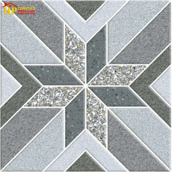 GẠCH LÁT NỀN TOLEL 30X30 MÀU XÁM ĐẬM NHẠT HOA VĂN ĐỐI XỨNG 3202 CAO CẤP GIÁ RẺ