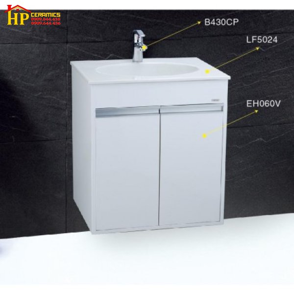 TỦ LAVABO CAESAR LF5024+EH05024AV CHÍNH HÃNG