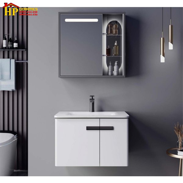 LAVABO TỦ TREO TƯỜNG PLYWOOD CAO CẤP 6616-60