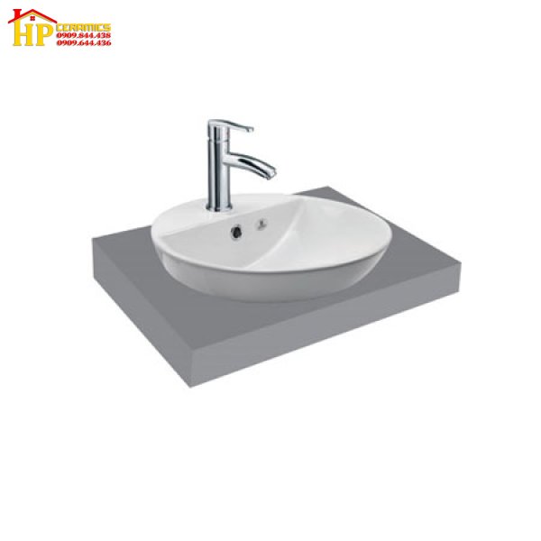 CHẬU LAVABO ĐẶT BÀN VIGLACERA V26 CHÍNH HÃNG
