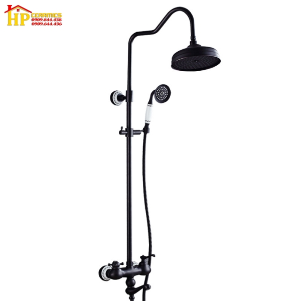 SEN TẮM ĐỨNG MẠ NIKEN ĐEN VĐ-68