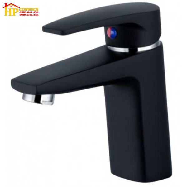 VÒI LAVABO NÓNG LẠNH MÀU ĐEN CAESAR B390CBU CHÍNH HÃNG