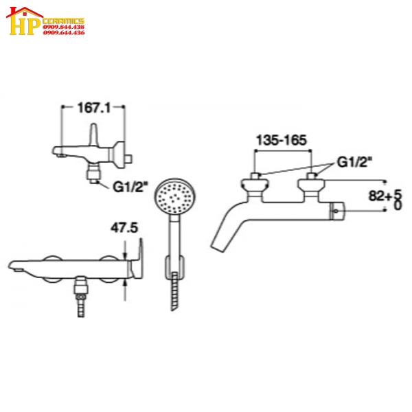 SEN TẮM NÓNG LẠNH AMERICAN STANDARD WF-0511 CHÍNH HÃNG