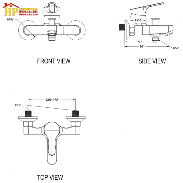 SEN TẮM NÓNG LẠNH AMERICAN STANDARD  WF-1411 CHÍNH HÃNG