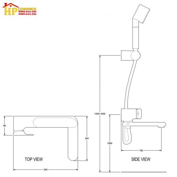 SEN TẮM NÓNG LẠNH AMERICAN STANDARD WF-1911 CHÍNH HÃNG