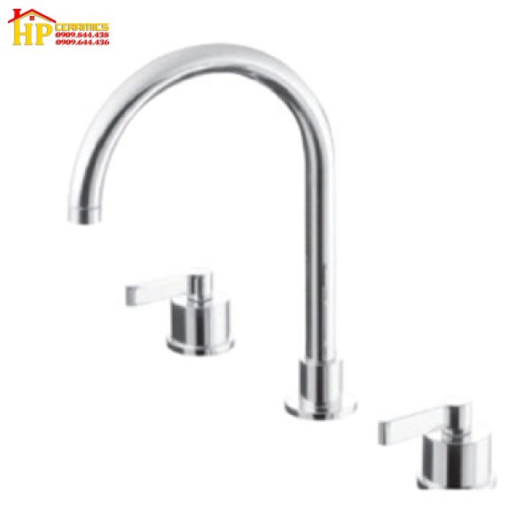 VÒI LAVABO NÓNG LẠNH 3 LỖ AMERICAN STANDARD WF-3304 CHÍNH HÃNG