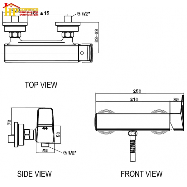 SEN TẮM NÓNG LẠNH AMERICAN STANDARD WF-6912 CHÍNH HÃNG