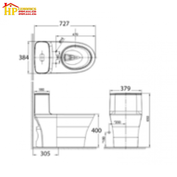 BÀN CẦU KHỐI AMERICAN STANDARD WP-1880 CHÍNH HÃNG