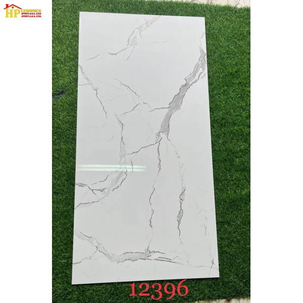 GẠCH LÁT NỀN 60X120 TRẮNG VÂN KHÓI 12396